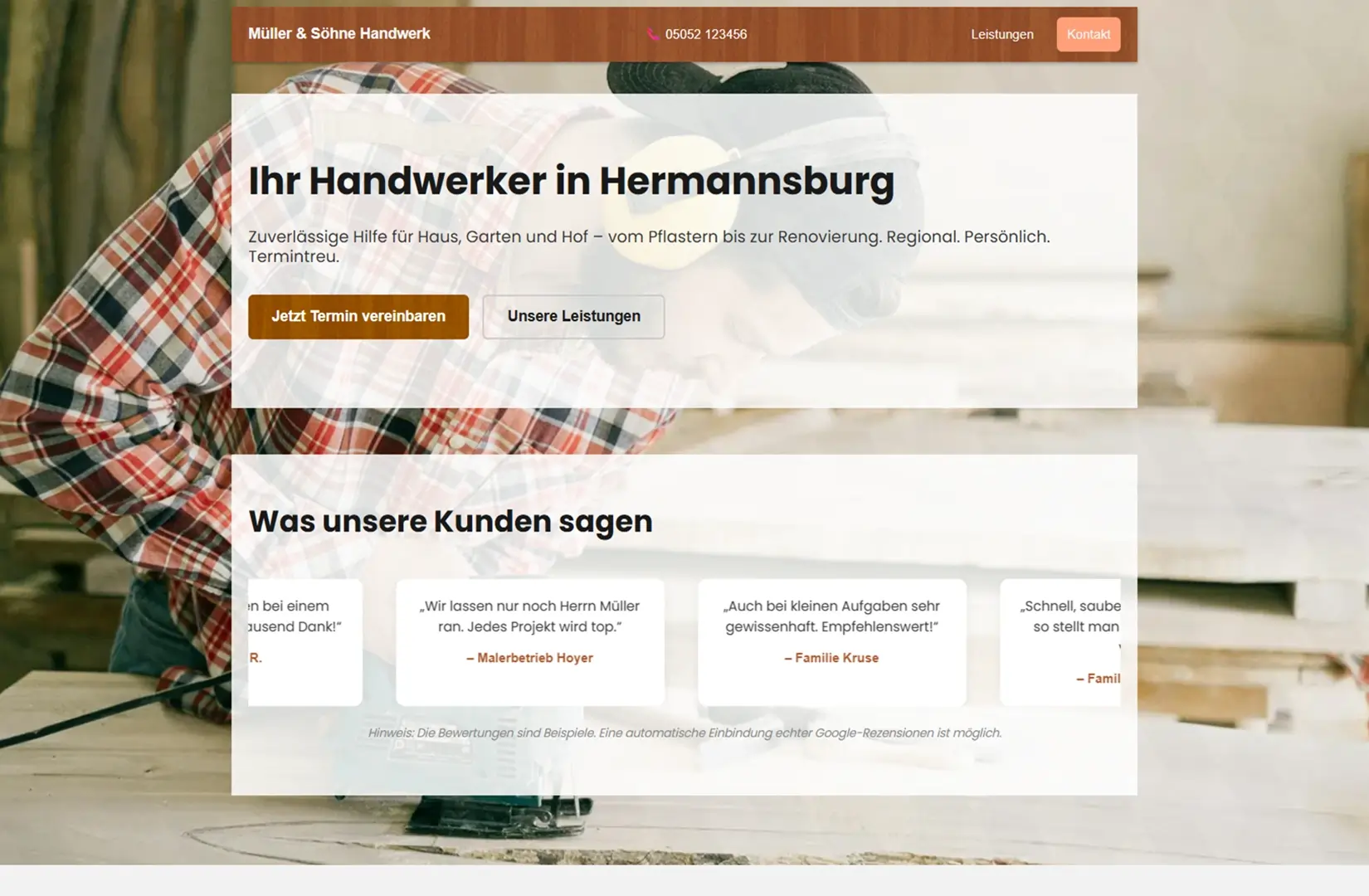 Demo Handwerker Hermannsburg